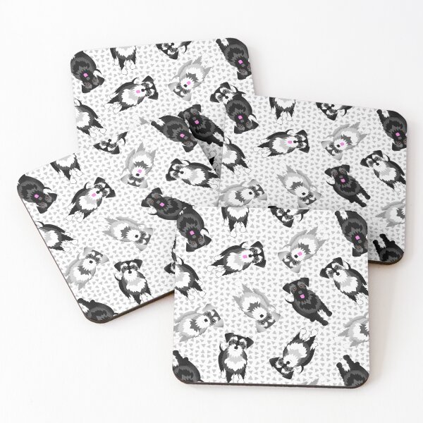 Item preview, Cute Schnauzer Pattern designed and sold by AntiqueImages.