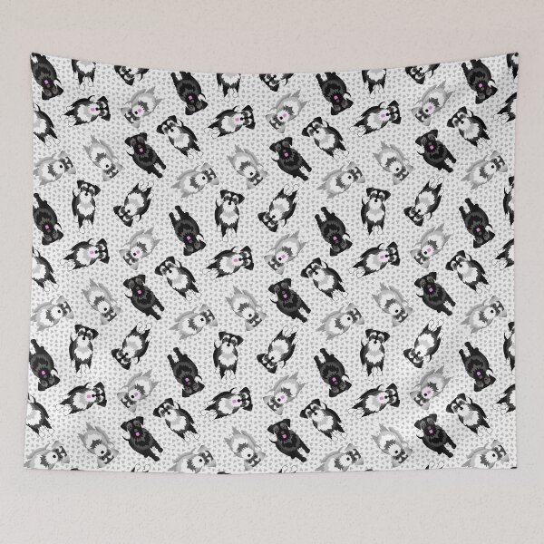 Item preview, Cute Schnauzer Pattern designed and sold by AntiqueImages.