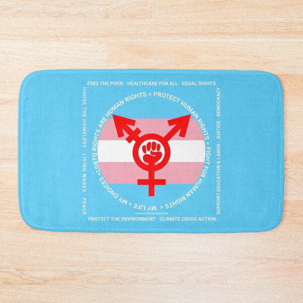 Item preview, PMD00385 Progressive Movement Designs Protect LGBTQ Rights Trans Rights anti bullying message for LGBTQ progressives or ally designed and sold by ProgressiveLeft.
