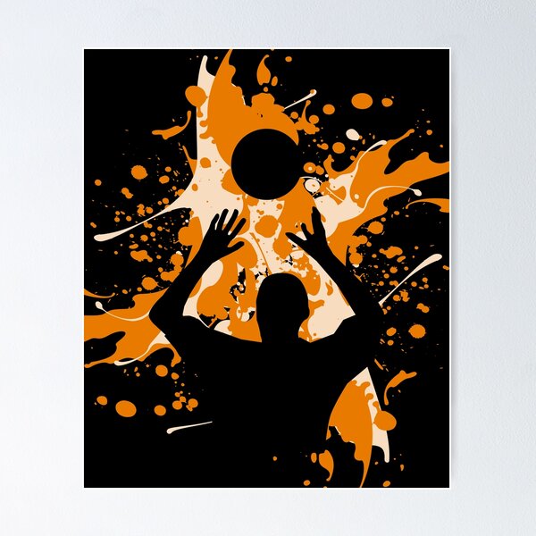 Aperçu de l'œuvre Volley-ball Splash Blob Art créée et vendue par lang-popart.