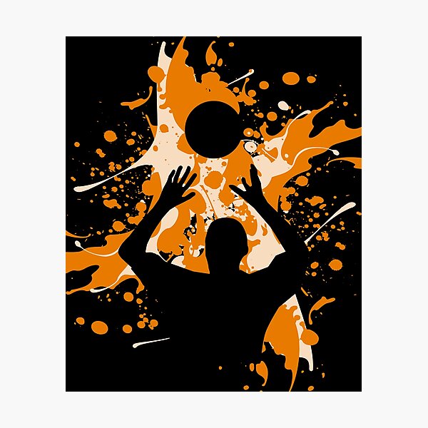Item preview, Volleyball Splash Blob Art designed and sold by lang-popart.