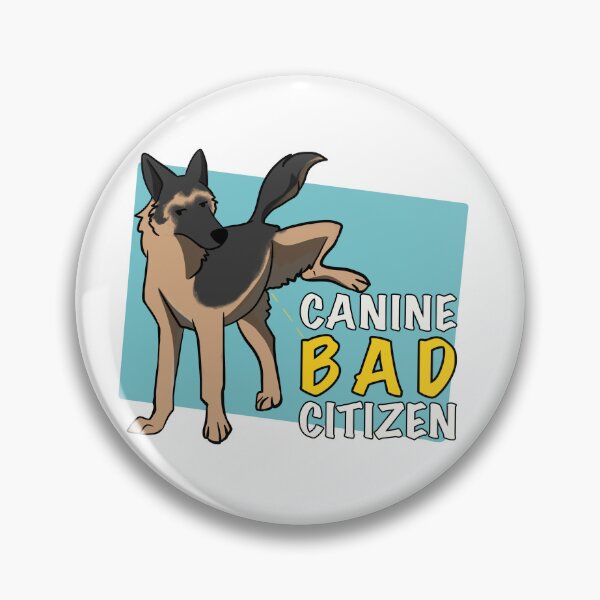 Item preview, Canine Bad Citizen Black and Tan German Shepherd Blue designed and sold by death2toby.