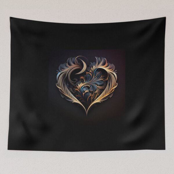 Item preview, Heart Fiber Art designed and sold by PipikaArt.