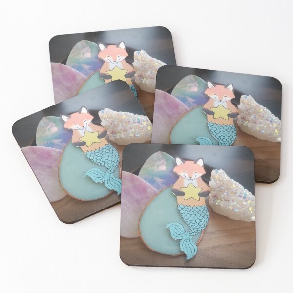 Item preview, MerFox & Crystals! designed and sold by MerFoxArt.