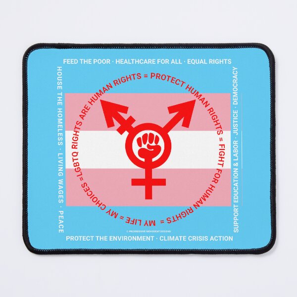 Item preview, PMD00386 Progressive Movement Designs Protect LGBTQ Rights Trans Rights anti bullying message for LGBTQ progressives or ally designed and sold by ProgressiveLeft.