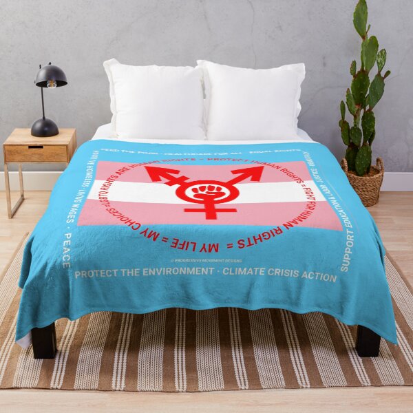 Item preview, PMD00386 Progressive Movement Designs Protect LGBTQ Rights Trans Rights anti bullying message for LGBTQ progressives or ally designed and sold by ProgressiveLeft.