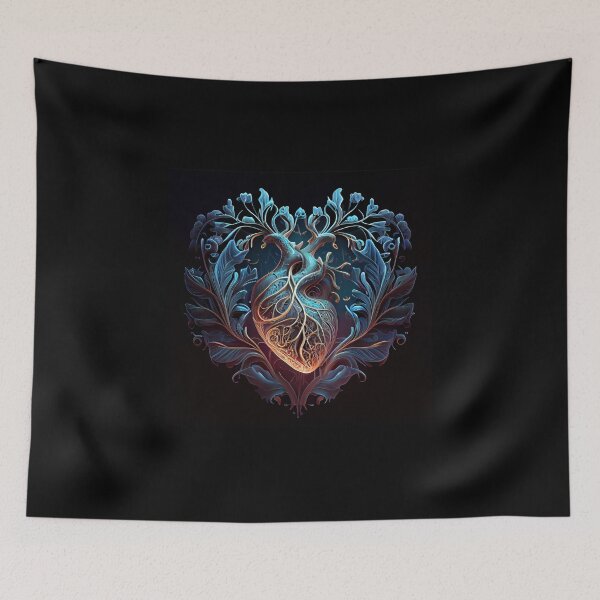 Item preview, Heart Fiber Art designed and sold by PipikaArt.