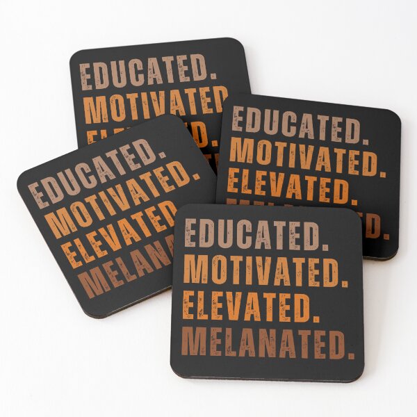 Item preview, Black History Month Educated Motivated Elevated Melanated designed and sold by Eriksonshop.