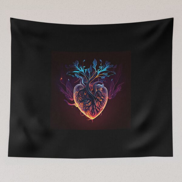 Item preview, Heart Fiber Art designed and sold by PipikaArt.