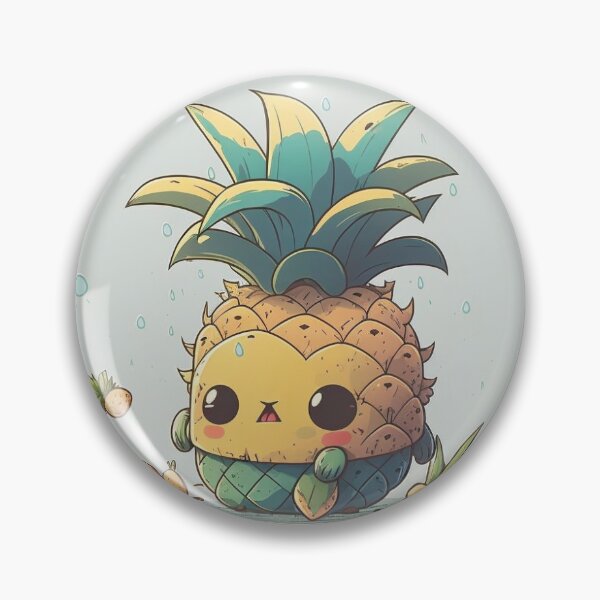 Item preview, Cute Anime Pineapplea designed and sold by LinearDimension.