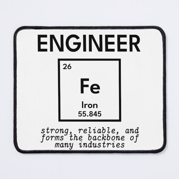 Item preview, Engineer. Chemicals Elements and Professions designed and sold by RetroNeon.
