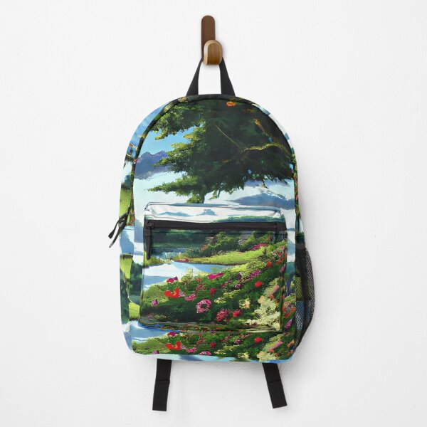 Item preview, Small Village Garden by the Pond. designed and sold by DEKA777.