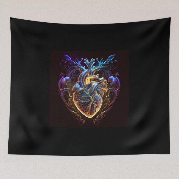 Item preview, Heart Fiber Art designed and sold by PipikaArt.
