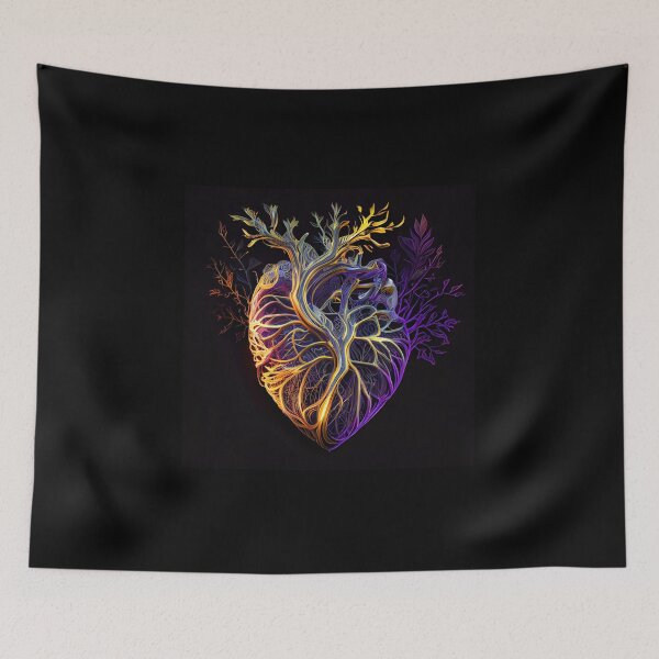 Item preview, Heart Fiber Art designed and sold by PipikaArt.
