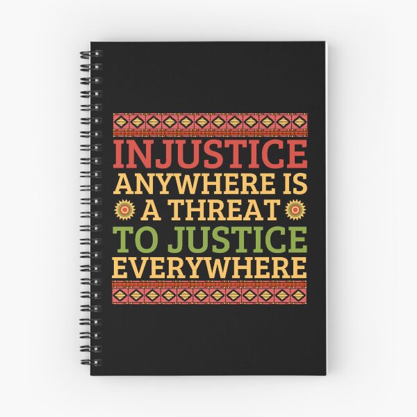 Item preview, Injustice Anywhere is a Threat to Justice Everywhere | MLK Quote designed and sold by Eriksonshop.