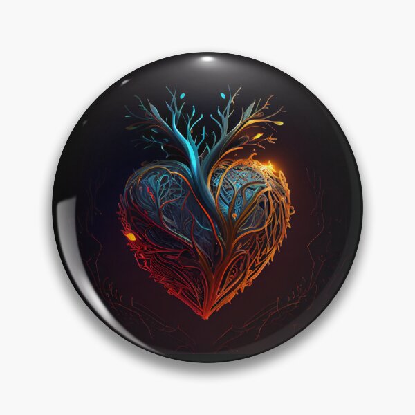 Item preview, Heart Fiber Art designed and sold by PipikaArt.
