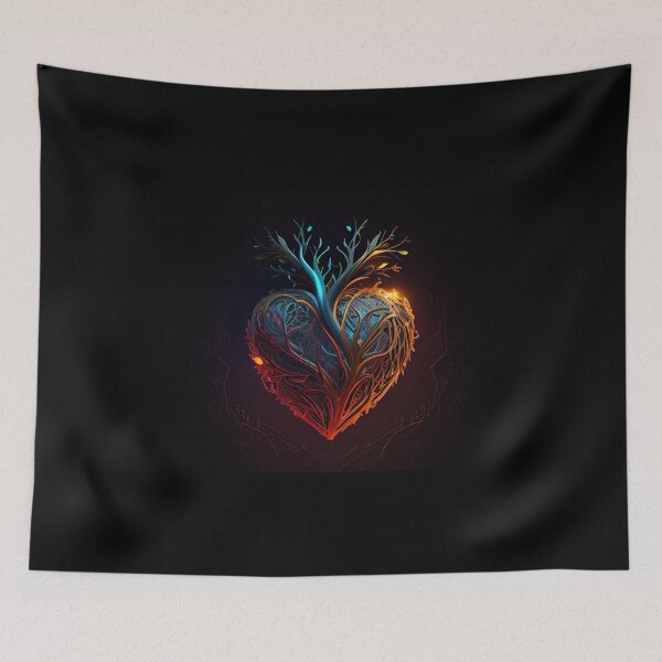 Item preview, Heart Fiber Art designed and sold by PipikaArt.