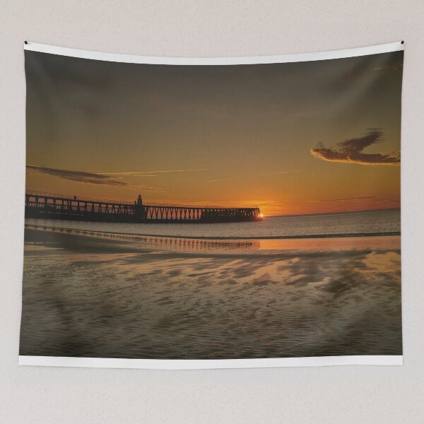 Item preview, January Sunrise at the end of the pier designed and sold by Violaman.