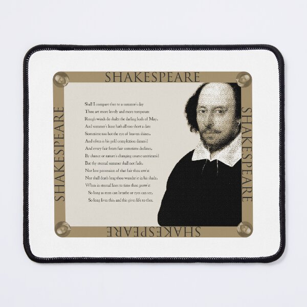 Item preview, Shakespeare Sonnet 18 On a designed and sold by scarabtees.