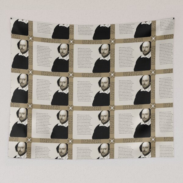 Item preview, Shakespeare Sonnet 18 On a designed and sold by scarabtees.