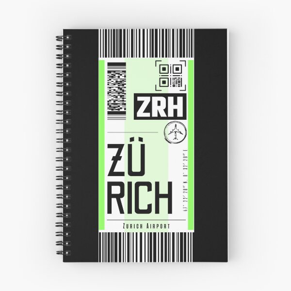 Item preview, ZURICH ZRH classic luggage tag stickers designed and sold by LeddsoDello.
