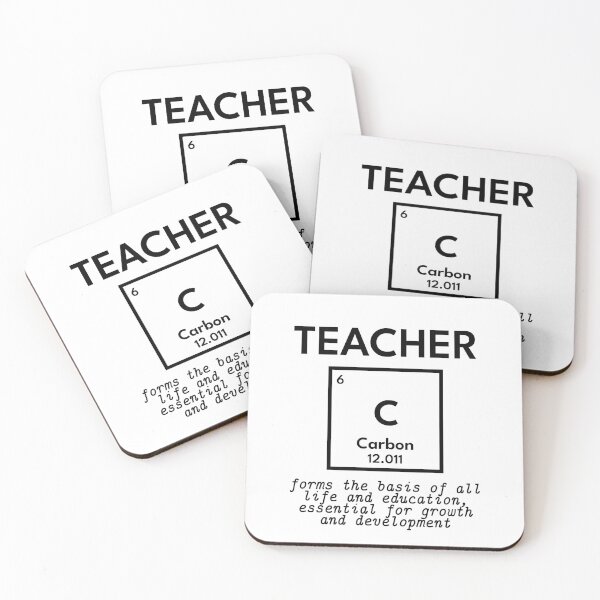Item preview, Teacher. Chemicals Elements and Professions designed and sold by RetroNeon.