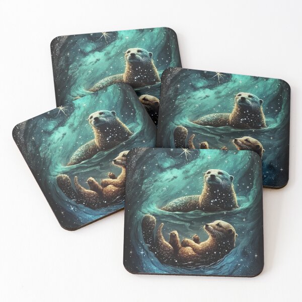 Item preview, Otters in Space designed and sold by Shadeasen.