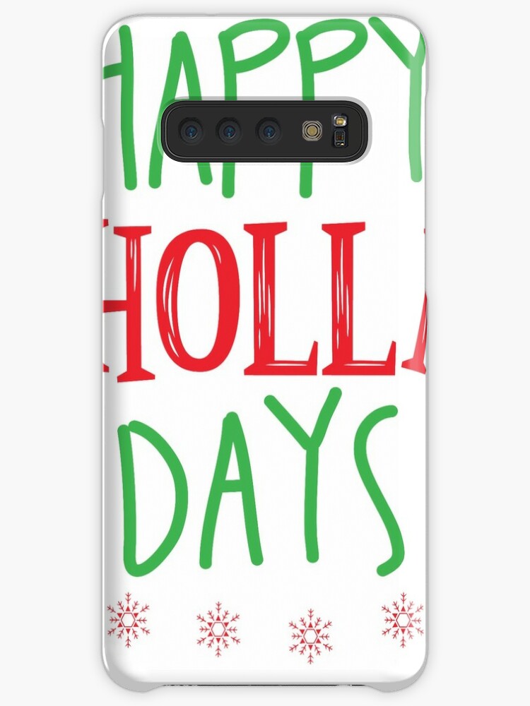 Weihnachts Shirt Lustige Sprüche Hässliches Weihnachts Shirt Happy Holla Tage Frauen Weihnachten Hülle Skin Für Samsung Galaxy By