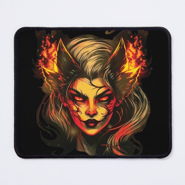 Item preview, Fiery Vampire Cat  designed and sold by ILIA ILO.