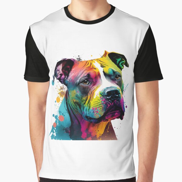 Item preview, Colorful Pop Art American Staffordshire Terrier designed and sold by PRINTED ..