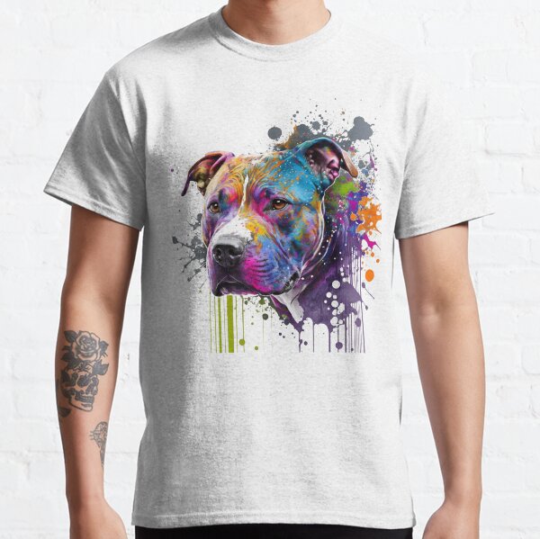 Item preview, American staffordshire colorful pop art design designed and sold by PRINTED ..