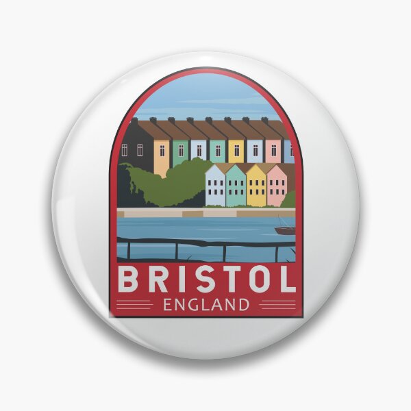 Item preview, Bristol England Retro Emblem designed and sold by KrisSidDesigns.