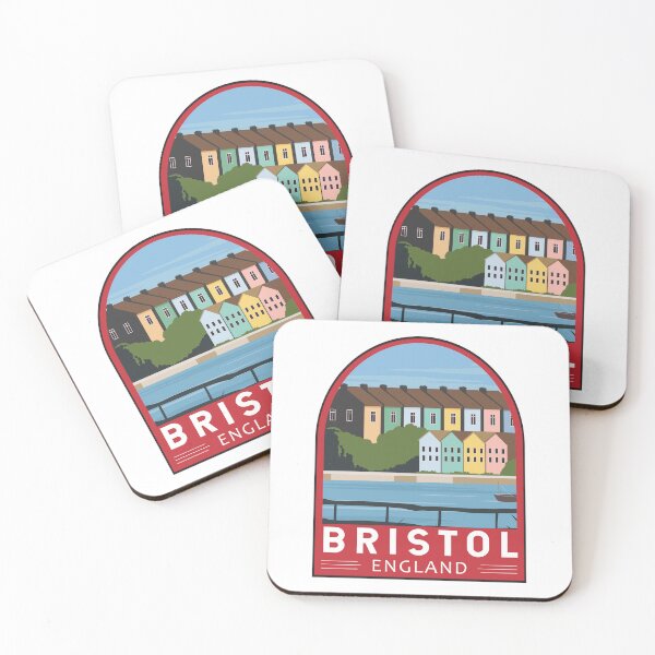 Item preview, Bristol England Retro Emblem designed and sold by KrisSidDesigns.