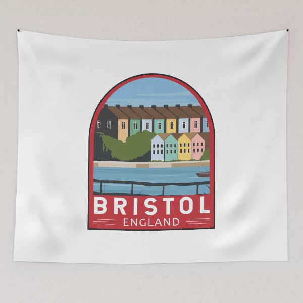Item preview, Bristol England Retro Emblem designed and sold by KrisSidDesigns.