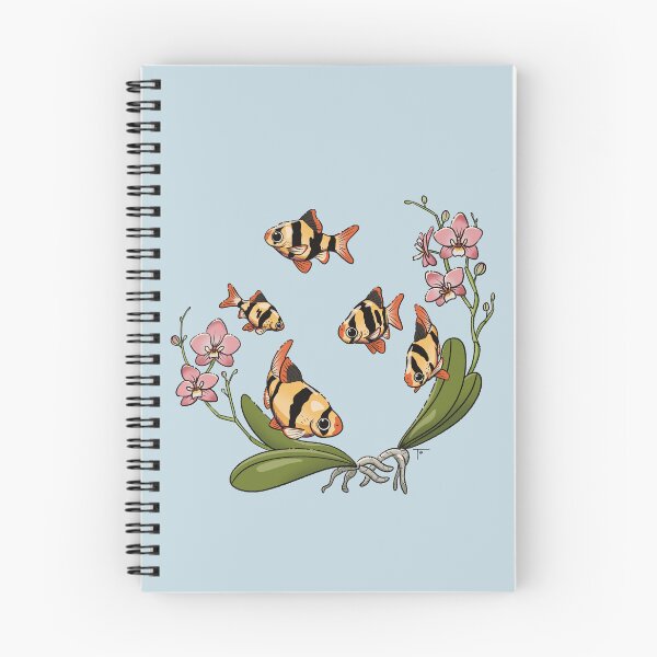 Item preview, Tropical Fish, tiger barbs and orchids designed and sold by BeeAndClover.