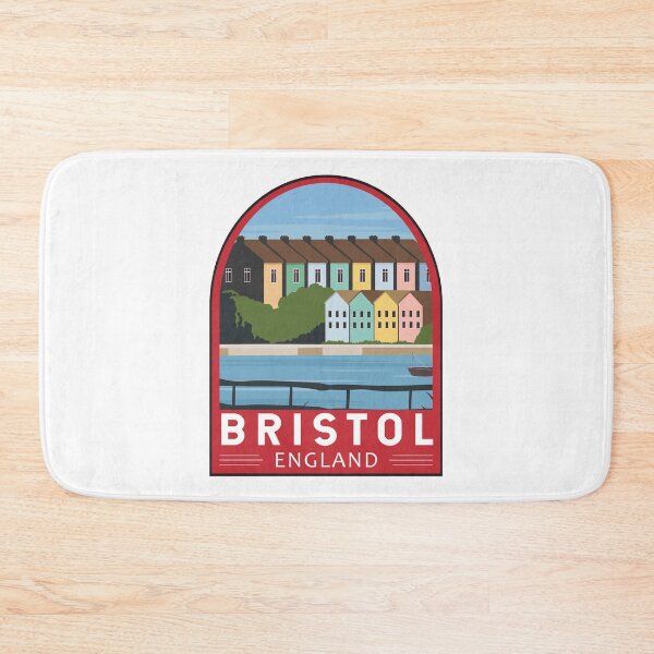 Item preview, Bristol England Retro Emblem designed and sold by KrisSidDesigns.