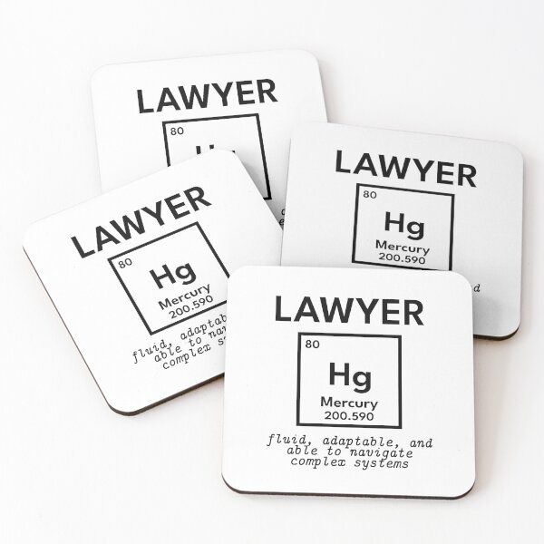 Item preview, Lawyer. Chemicals Elements and Professions designed and sold by RetroNeon.