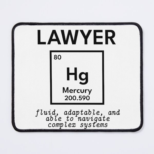 Item preview, Lawyer. Chemicals Elements and Professions designed and sold by RetroNeon.