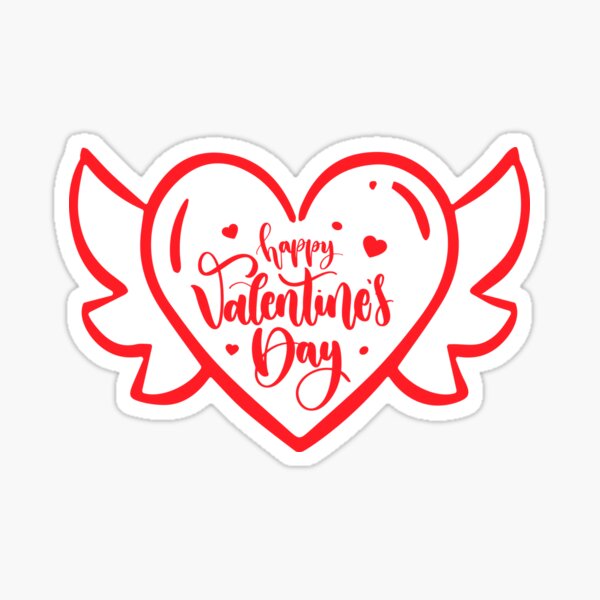 Sticker Happy Valentines Day 