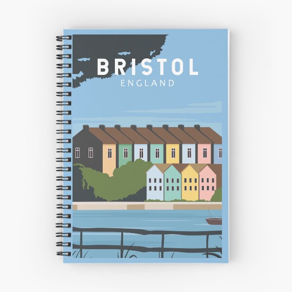 Item preview, Bristol England Retro Travel Art Vintage designed and sold by KrisSidDesigns.