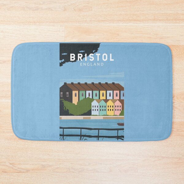 Item preview, Bristol England Retro Travel Art Vintage designed and sold by KrisSidDesigns.