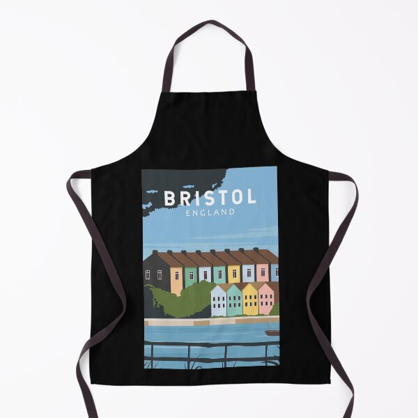 Item preview, Bristol England Retro Travel Art Vintage designed and sold by KrisSidDesigns.