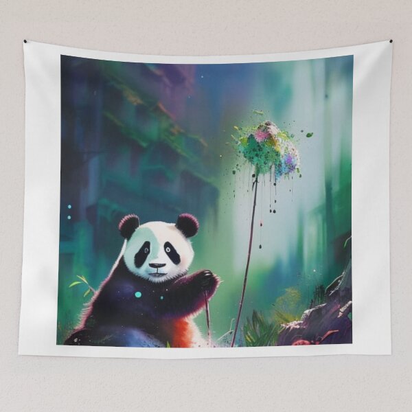 Item preview, Panda in the Wild designed and sold by Verdant Rose Studio.