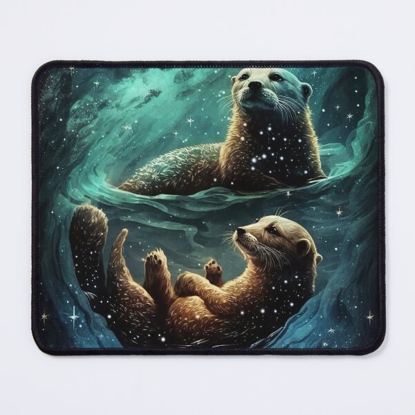 Item preview, Otters in Space designed and sold by Shadeasen.
