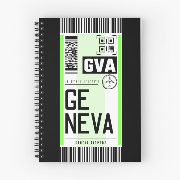 Item preview, GENEVA GVA classic luggage tag stickers designed and sold by LeddsoDello.