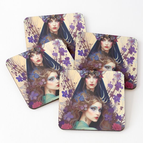 Item preview, Pagan Art - Nature Art - A Coven of Witches designed and sold by ZiolaRosa.