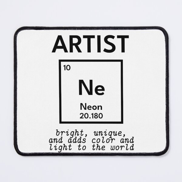 Item preview, Artist. Chemicals Elements and Professions designed and sold by RetroNeon.