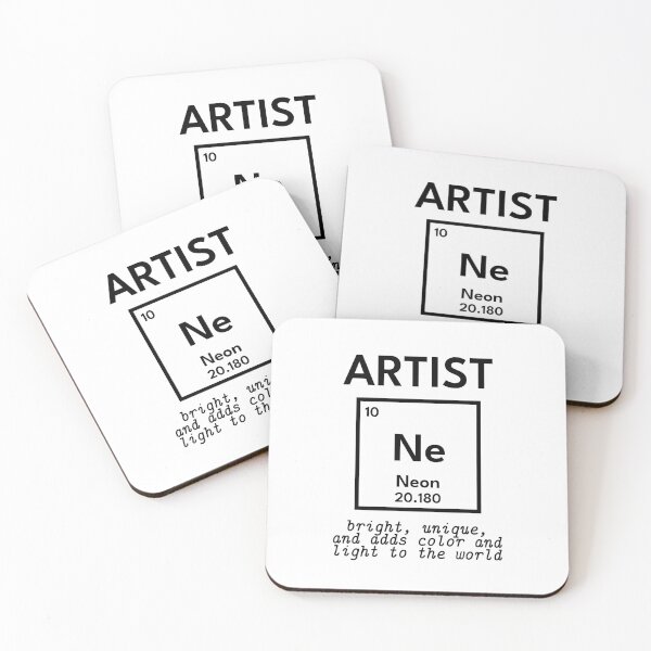Item preview, Artist. Chemicals Elements and Professions designed and sold by RetroNeon.