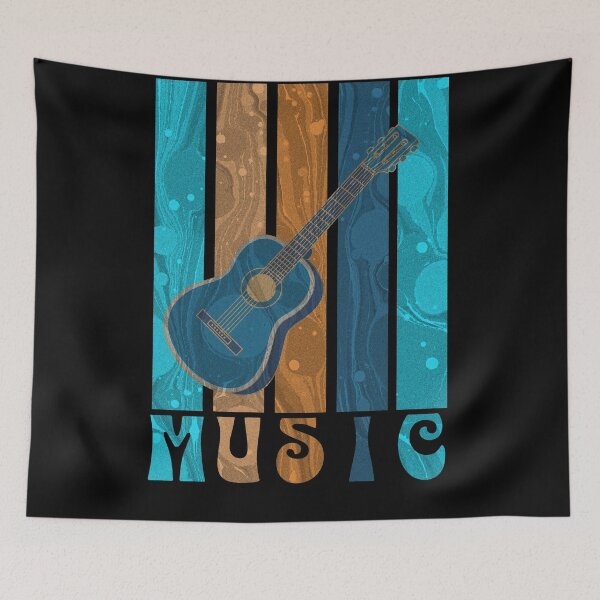 Item preview, Vintage Acoustic Guitar Rock n Roll  designed and sold by theWeppen.
