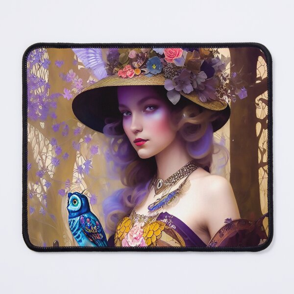 Item preview, A witch and her Owl designed and sold by ZiolaRosa.